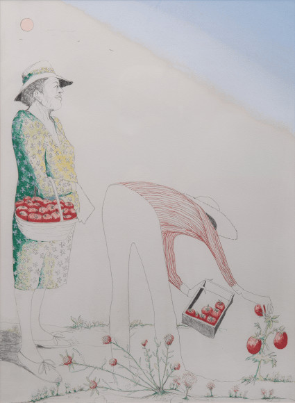 BENNY ANDREWS Untitled - tomato pickers