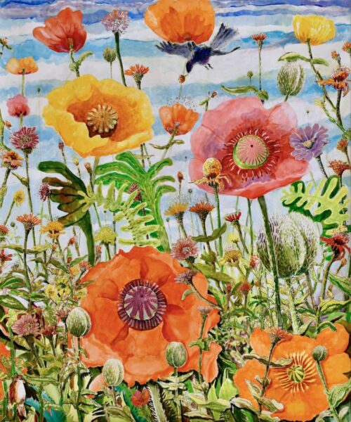 Carol Barsha, The Poppy in The Cloud