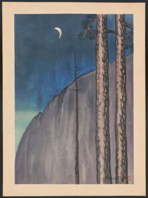 Chiura Obata. Evening Moon, Yosemite, 1930 Chiura Obata. Evening Moon, Yosemite, 1930