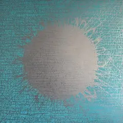 Eve Stockton - Burst - var. 147, wood cut print, 36" x 36"