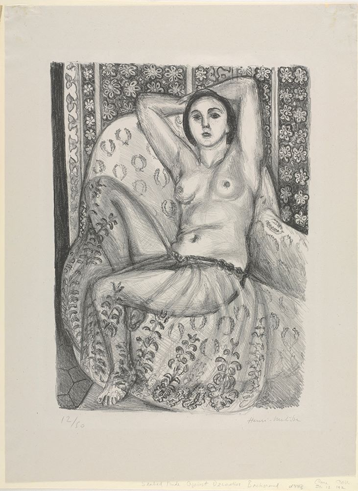 Henri Matisse, Seated Odalisque in Tulle Skirt, 1924, The Cone Collection, Baltimore Museum of Art