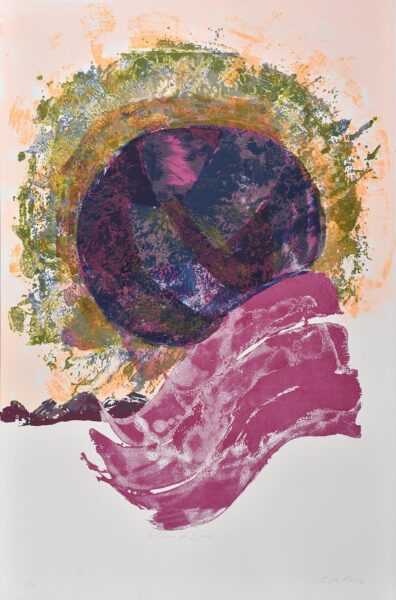 IMAGE: Lou Stovall, Untitled, 1972, Silkscreen print, 40 x 26 in., Courtesy of the artist