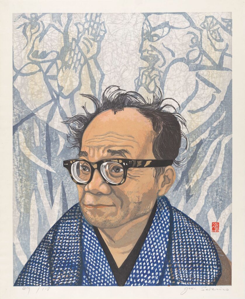 Sekino Jun’ichirō (1914–1988), Portrait of Munakata Shikō, Japan, Showa era, 1967, woodblock print