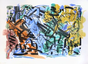 Oleg Kudryashov Composition, Plate 2358, 1996