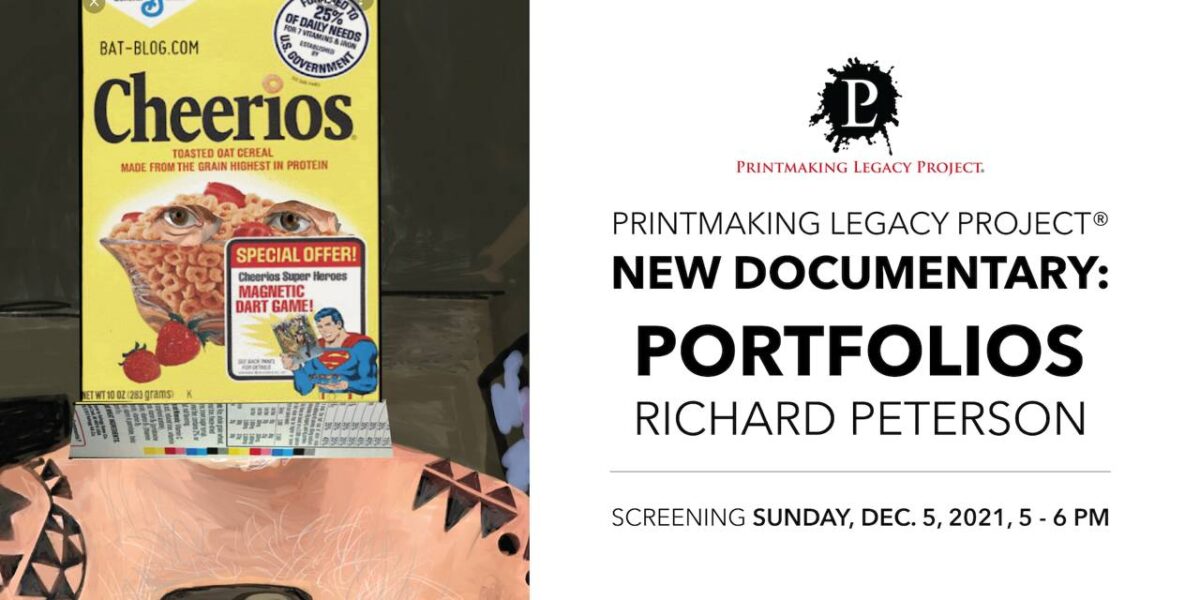 Printmaking Legacy Project Peterson Flyer