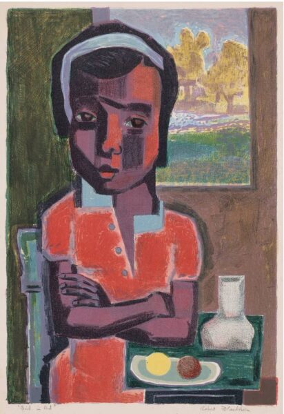 Robert Blackburn, Girl In Red 1950