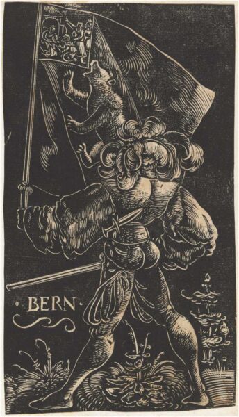 Standard-Bearer for the Canton of Bern, Urs Graf, 1521